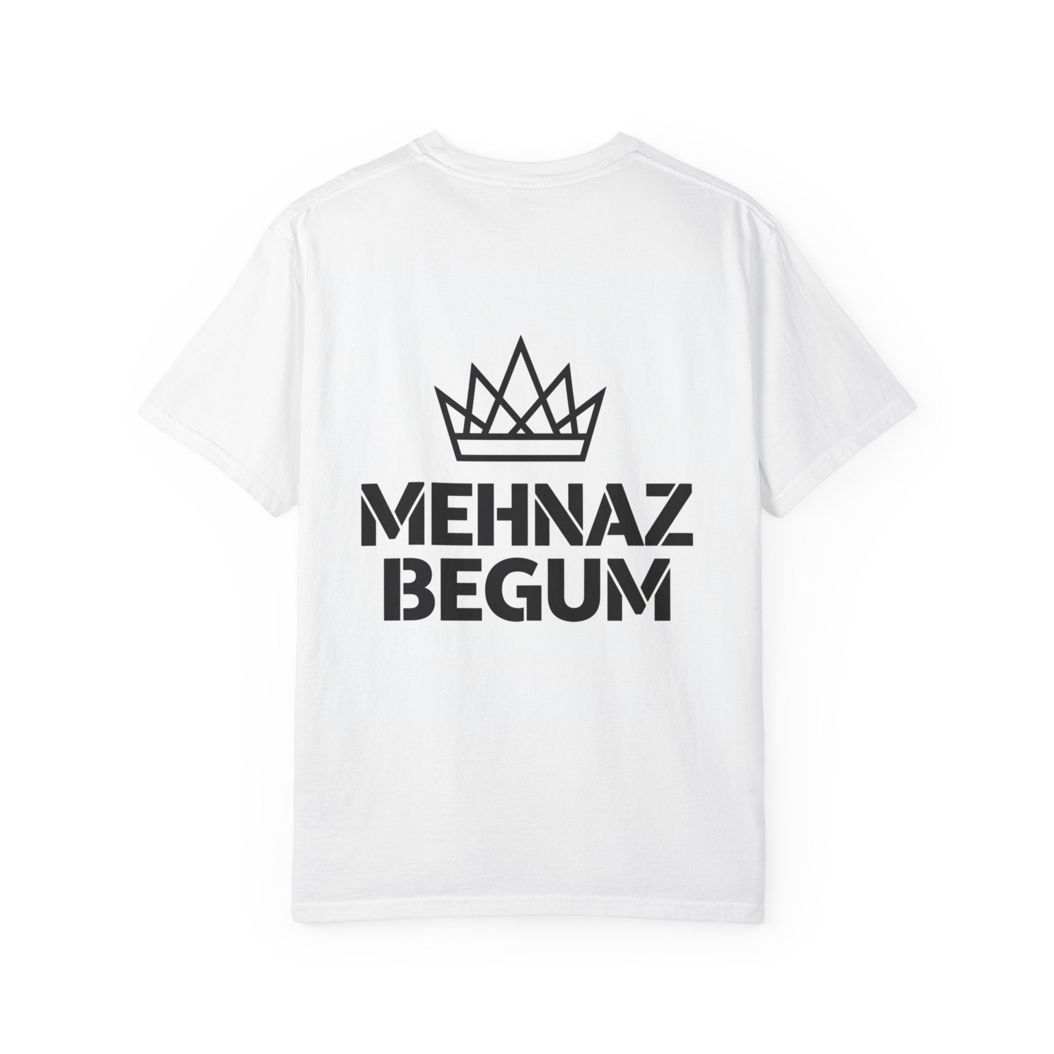 Mehnaz Begum Monogram T-Shirt | MB Crest Personalized Tee