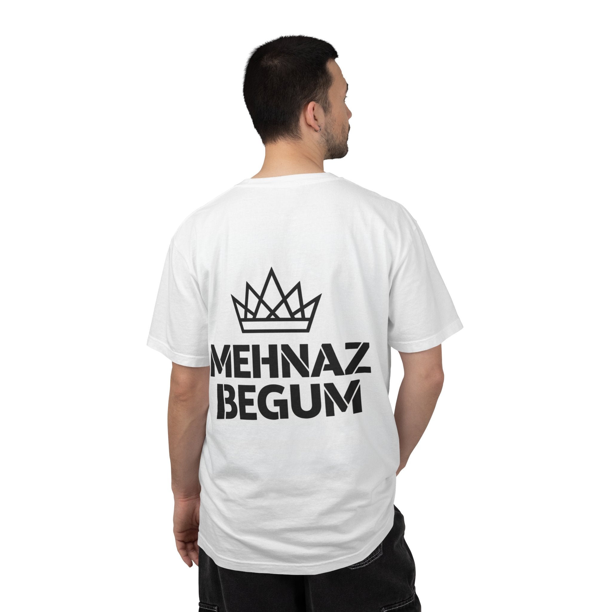 Mehnaz Begum Monogram T-Shirt | MB Crest Personalized Tee