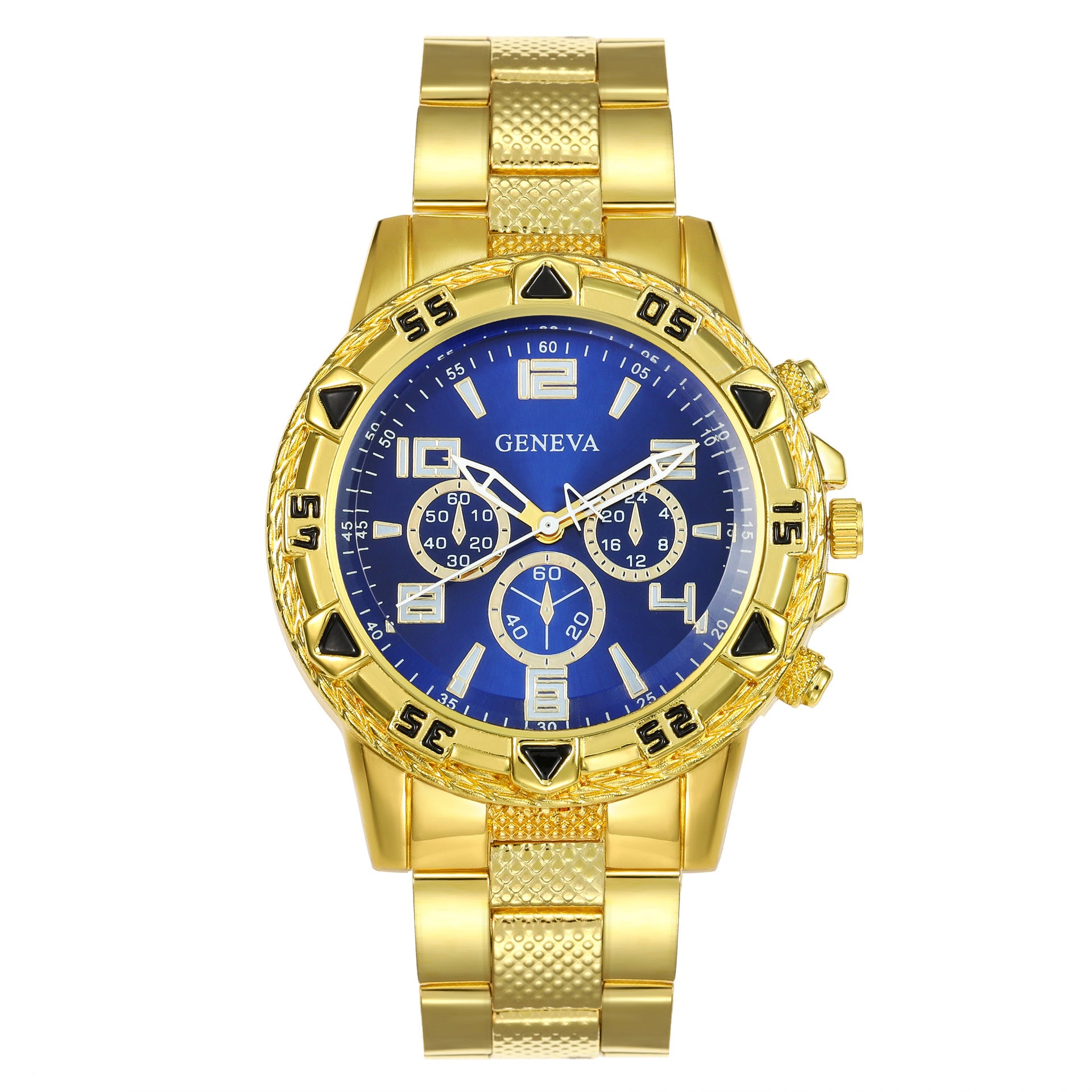 Cross-Border Hot-Selling Men's Watch + Jewelry Set, High-End Men's Business Watch Gift Four-Piece Watch Set