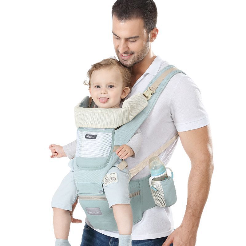 Baby Carrier Waist Stool Can Store Baby Waist Stool Horizontal Hug Type Front And Rear Dual Shoulder Baby Holding Artifact