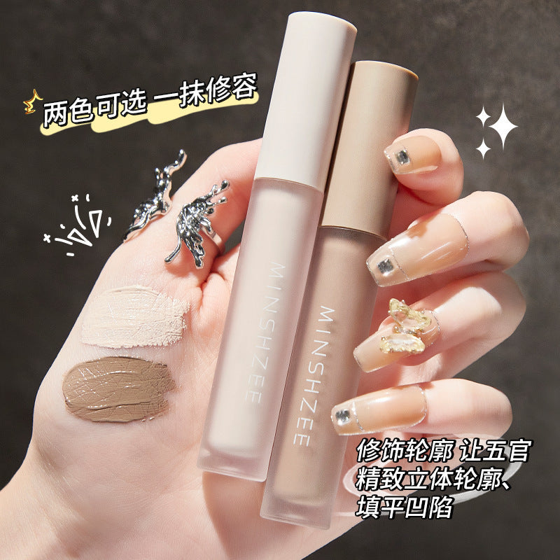 Mingxizhi Repair Liquid Repair Stick Nose Shadow Shadow Three-dimensional Repair Liquid High-gloss Pen Brightening MINSHZEE