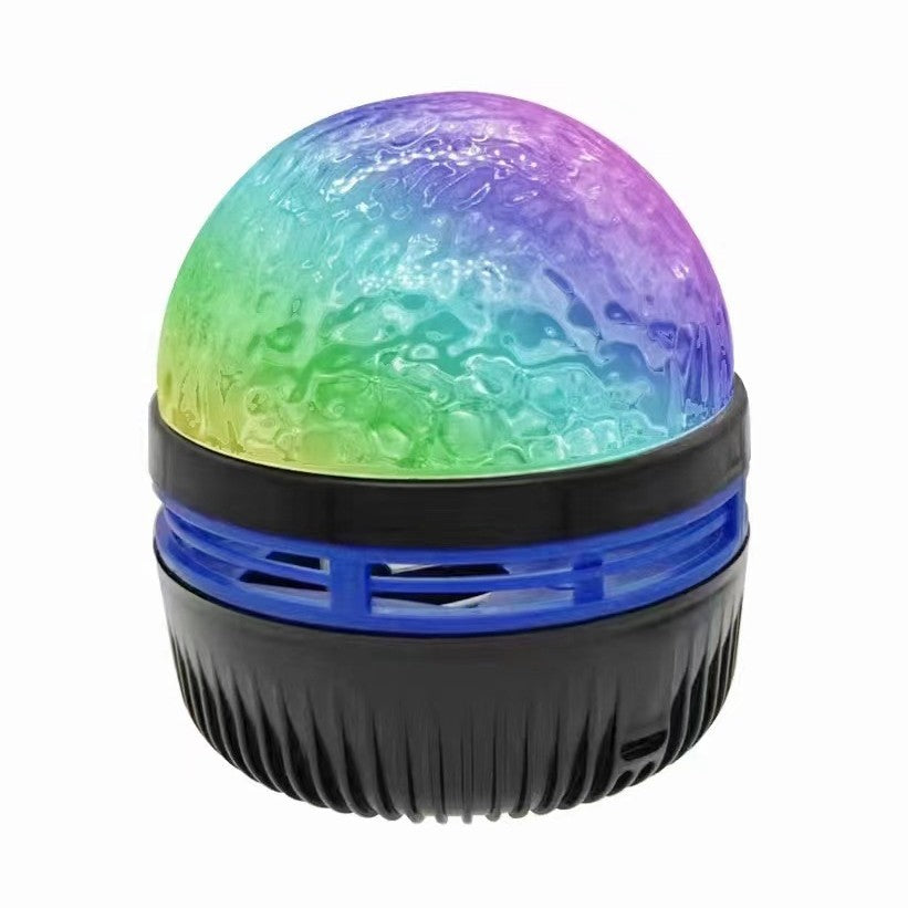 Cross-Border Milky Way Starry Spiral Nebula Lamp Water Pattern Starry Sky Projector Lamp Bedroom Decoration Remote Control Atmosphere Night Light